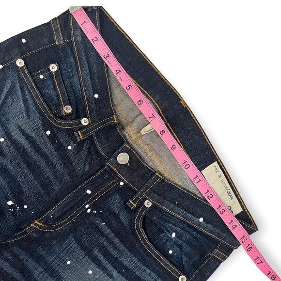 Rag & Bone Skinny Jeans Anfield Splash - Picture 8 of 10